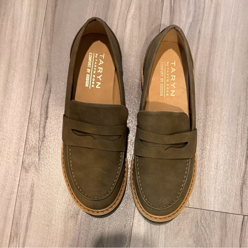 Olive Green Loafers